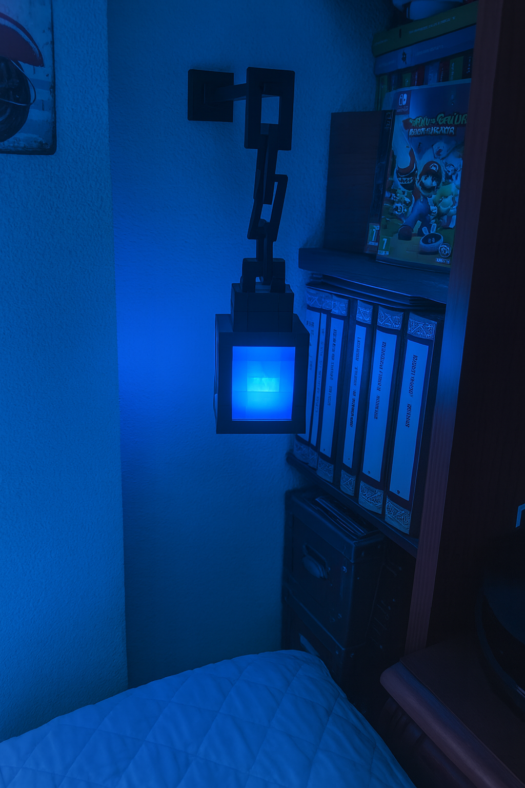 Pixel Ember Lantern – 16-Color RGB Rechargeable Voxel Light