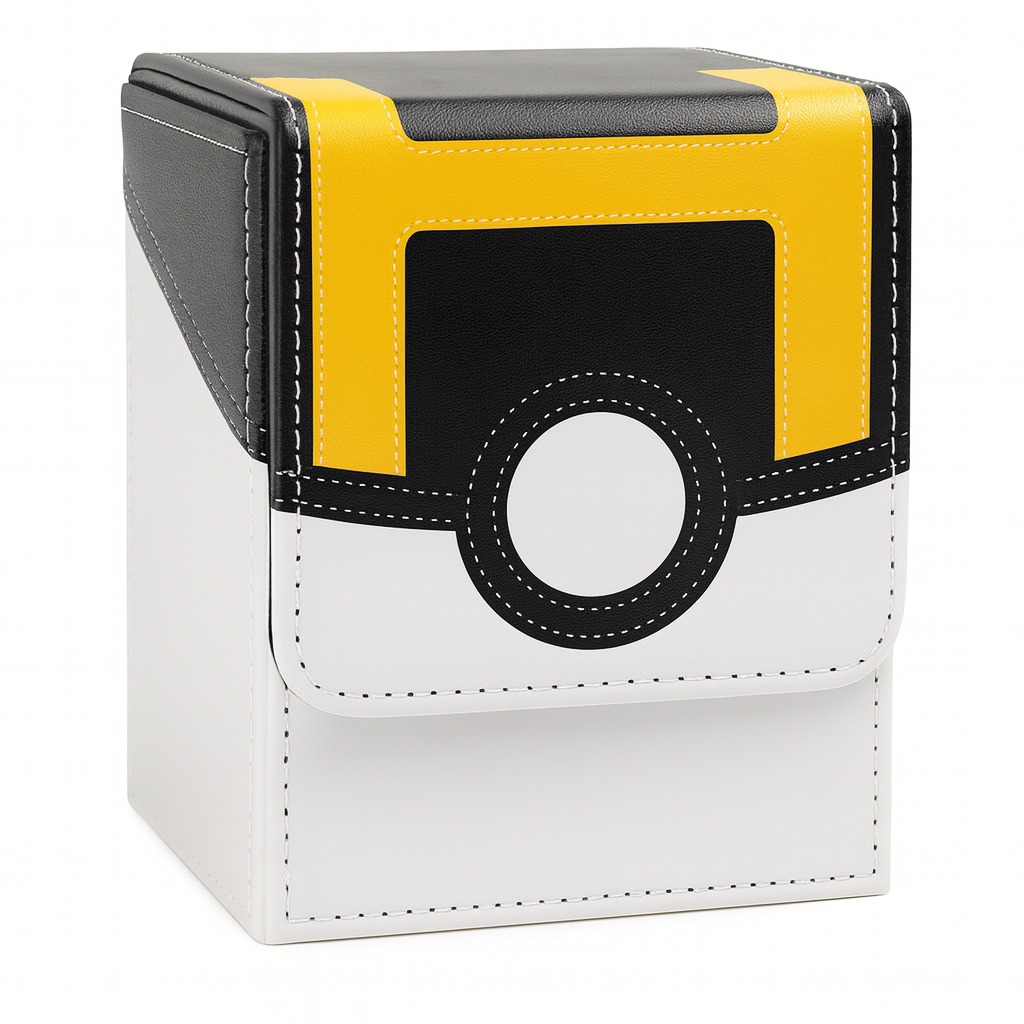 Collectible Card Deck Box – PU Leather – Ball-Inspired Designs – For TCG Cards